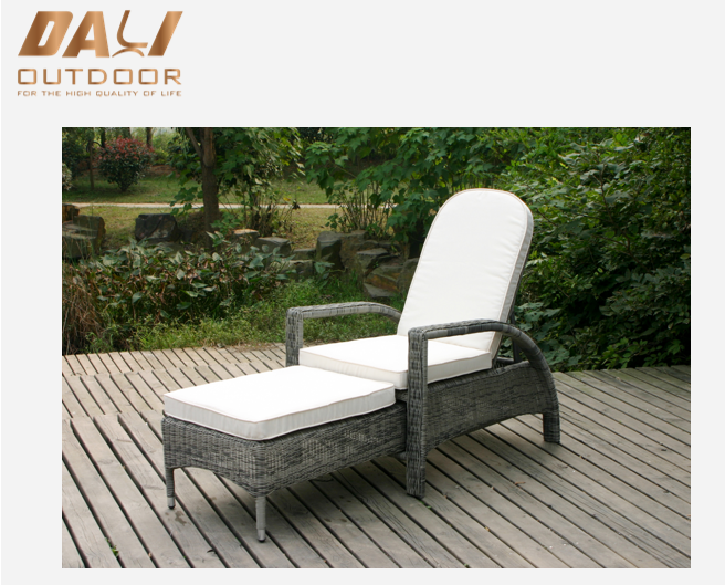 Cheap Uiscedhíonach Allamuigh Compordach Miotal Inchoigeartaithe Suíochán Íseal Trá Lounge